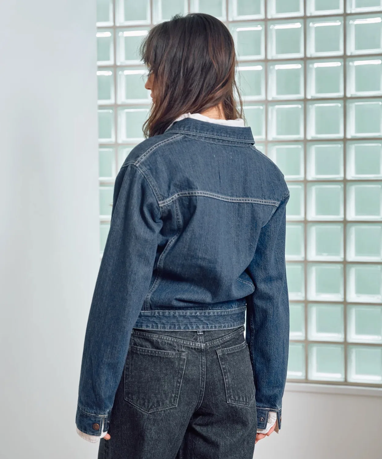 Детское джинсовое пальто AUTHEN Vintage Denim Riding Jacket, Light Indigo Blue — фото 3