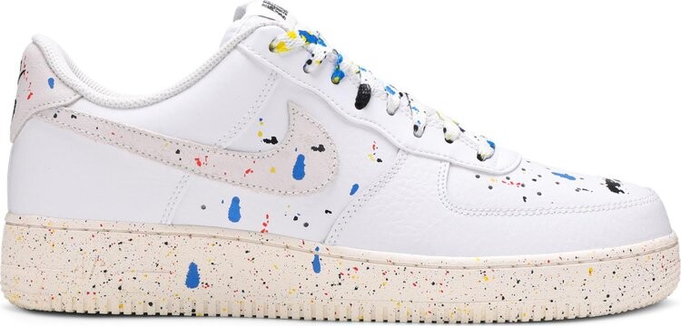 

Кроссовки Nike Air Force 1 '07 LV8 'Paint Splatter', белый