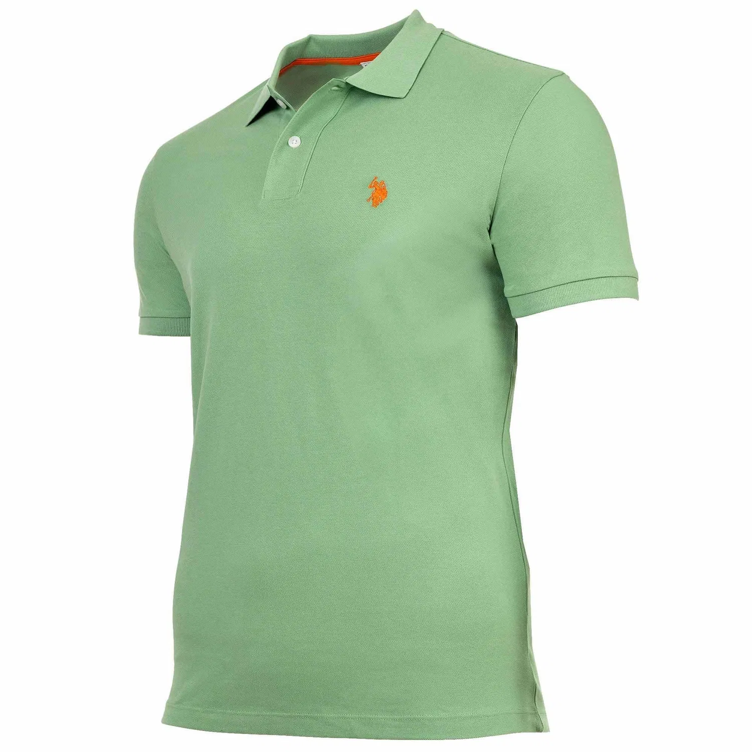 Мужское поло U.S. Polo Assn., Green — фото 2