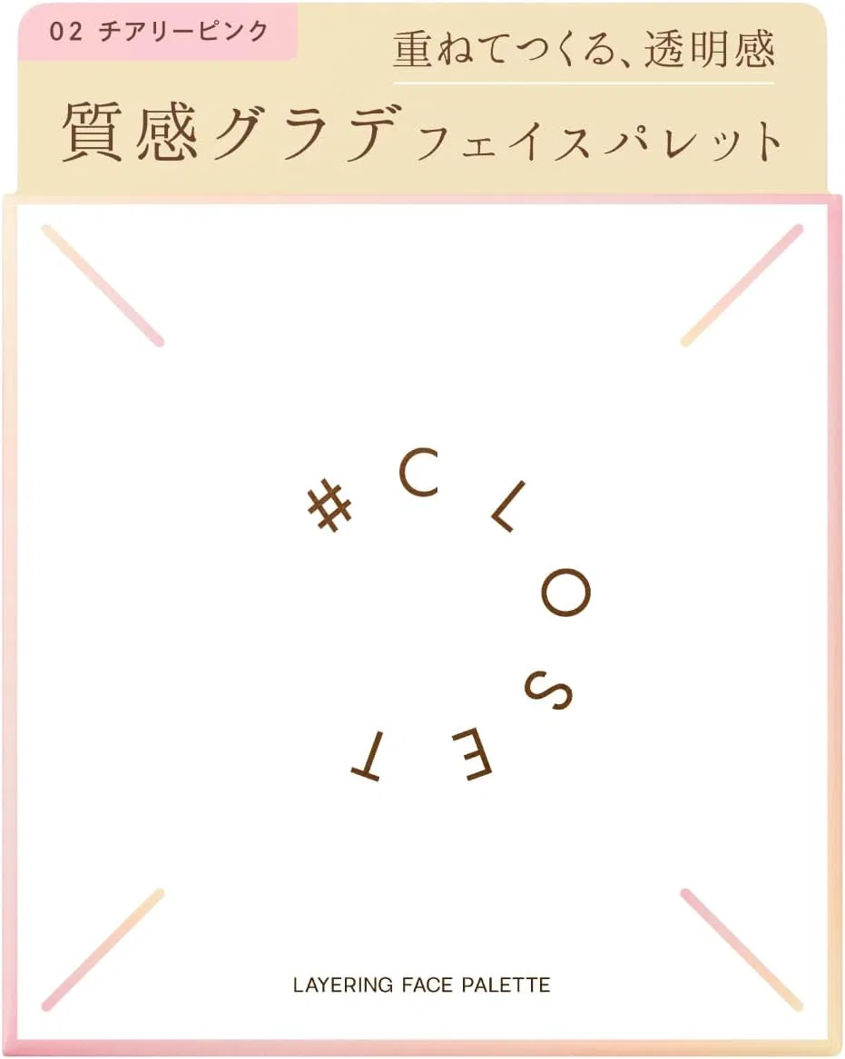 Палетка для лица Number Closet Layering Face Palette 02 cheerly pink
