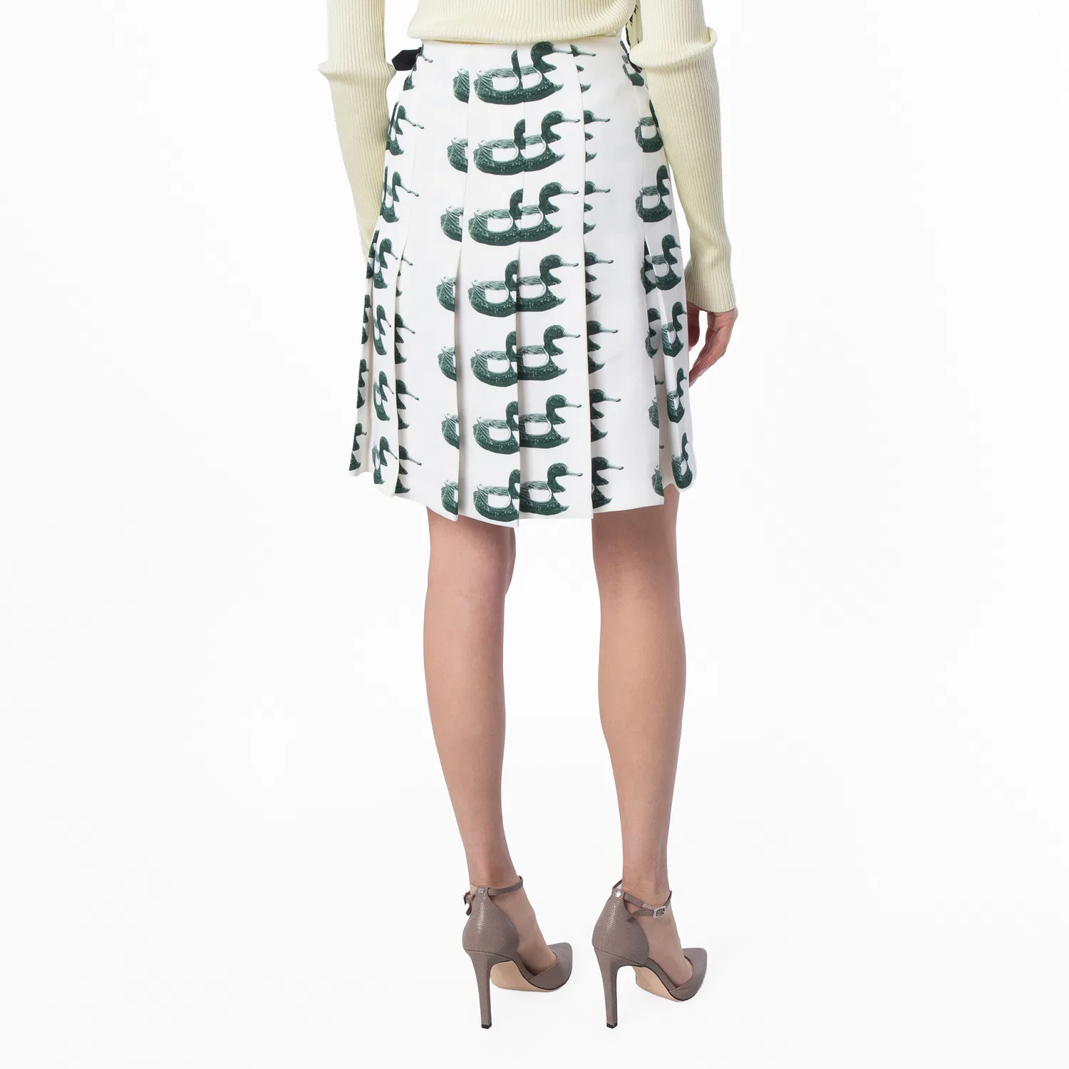 Юбка-килт с утиным принтом Burberry, Vine Ip Pattern — фото 4