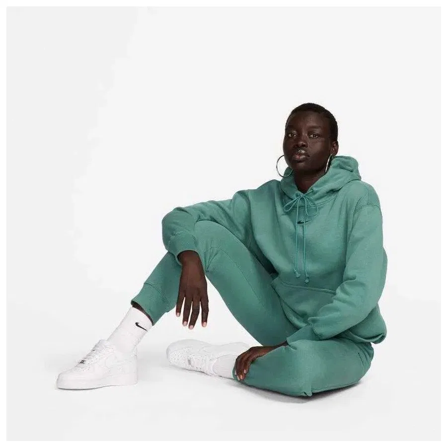 Женский худи с капюшоном и молнией Phoenix Fleece Nike, Фуксия