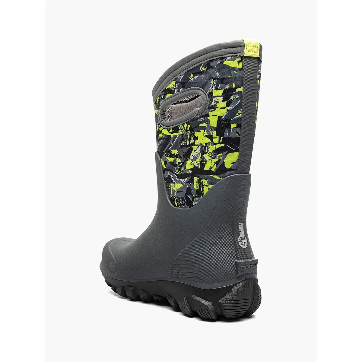 Детские сапоги для девочек водонепроницаемые Classic Seamless Bogs, Dark Gray Multi — фото 3