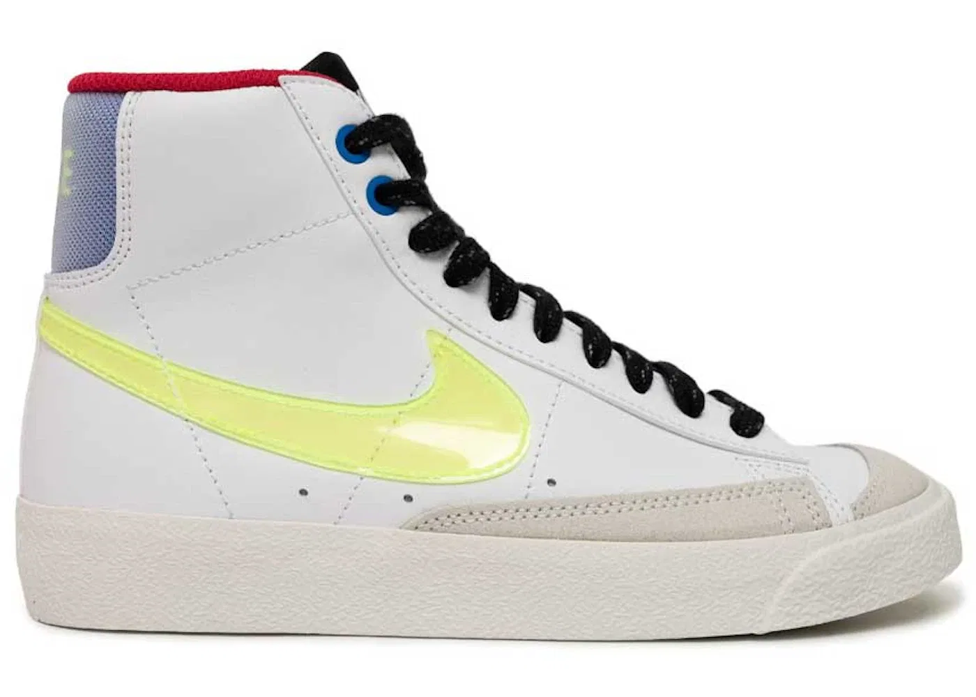 Детские кроссовки Lifestyle Nike Blazer Mid 77, White/Hyper Royal/Mystic Hibiscus/Volt