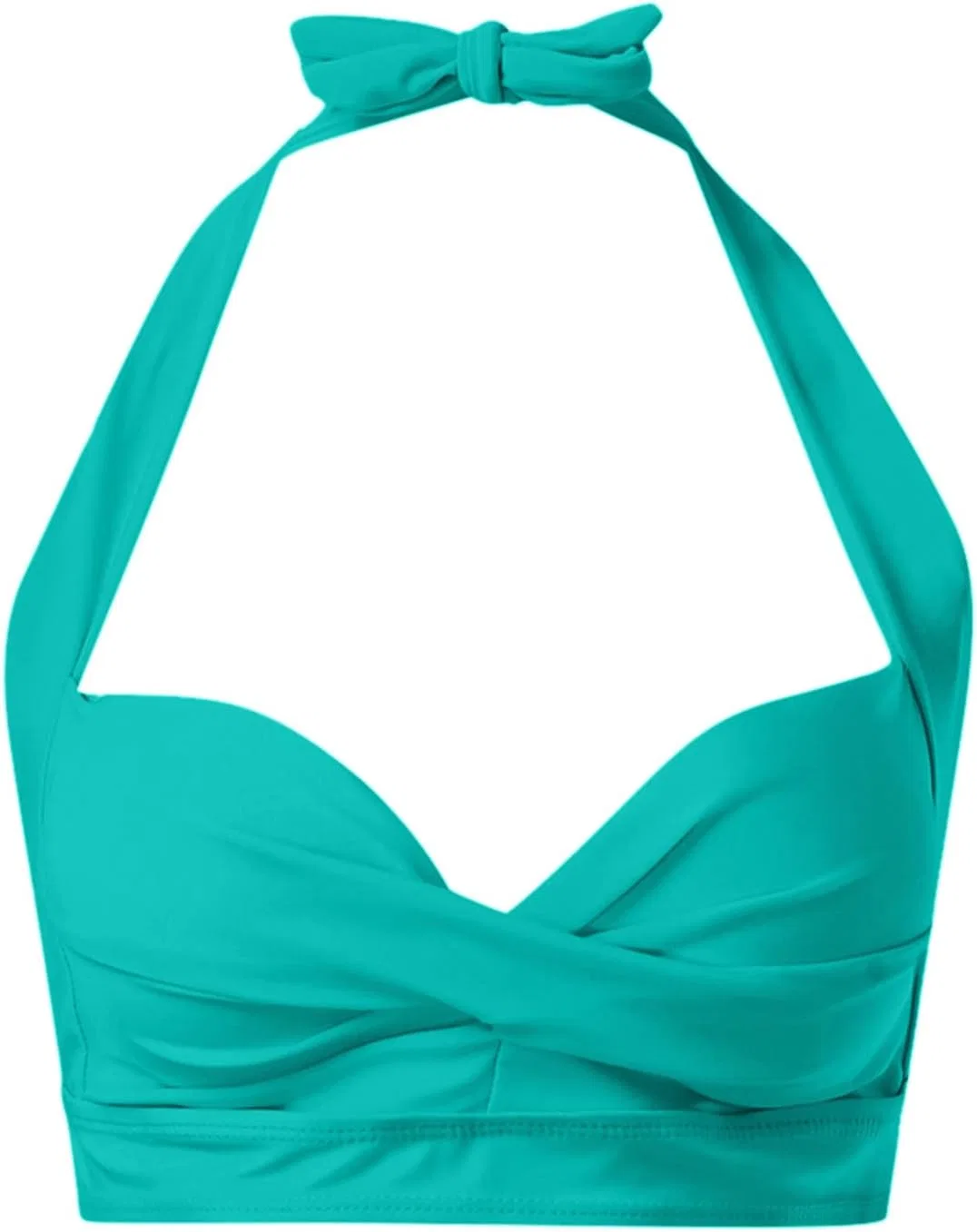 Женская танкини с вырезом и закруткой, Mint Green — фото 4