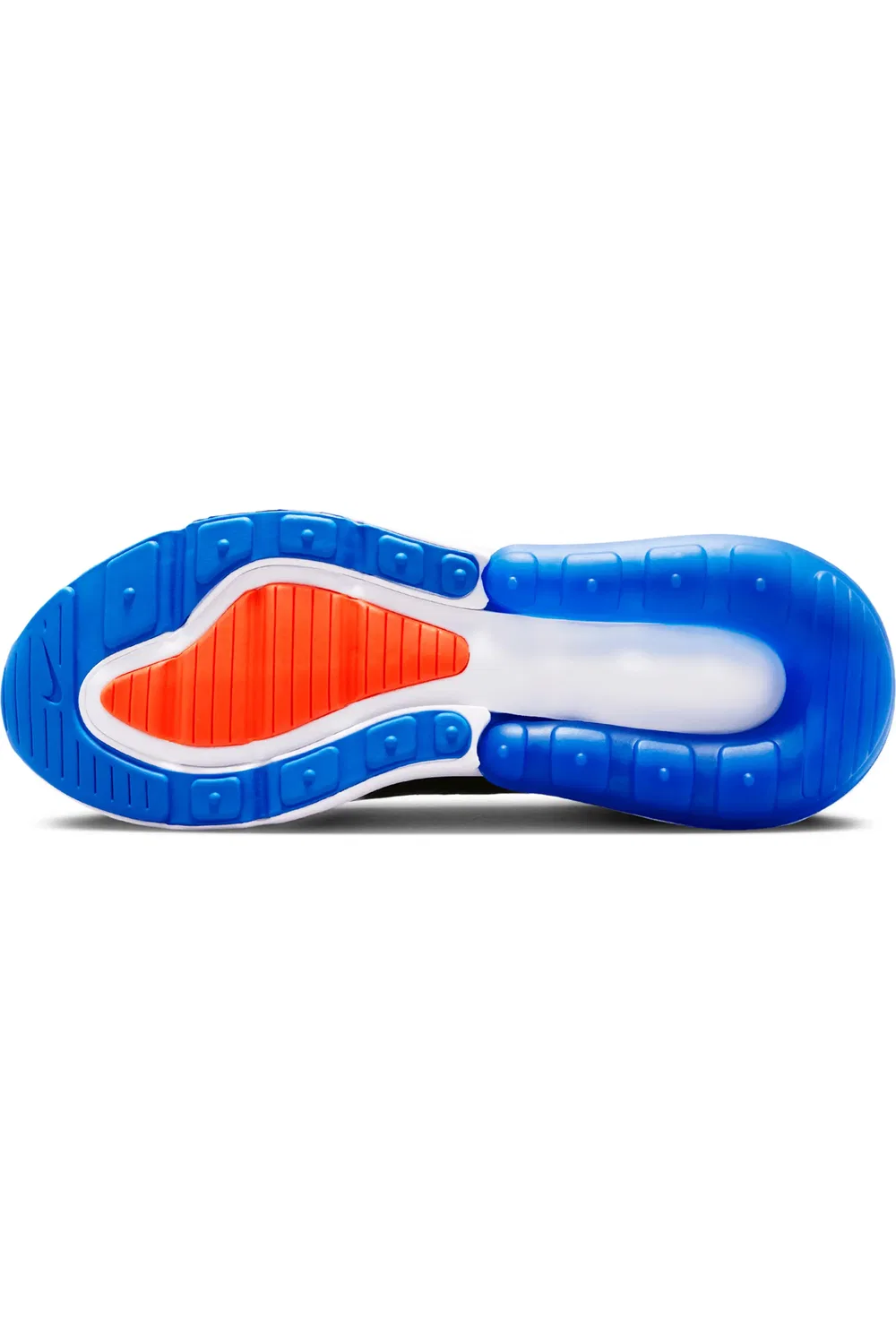 Детские кроссовки с амортизацией Air Max 270 Nike, Black/Blue/White/Orange — фото 4