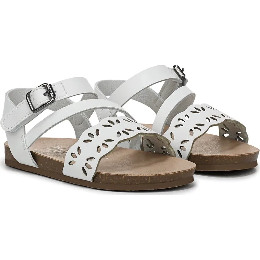 Детские сандалии Giddy Up с мягкой стелькой Blowfish Malibu, White Faux Leather