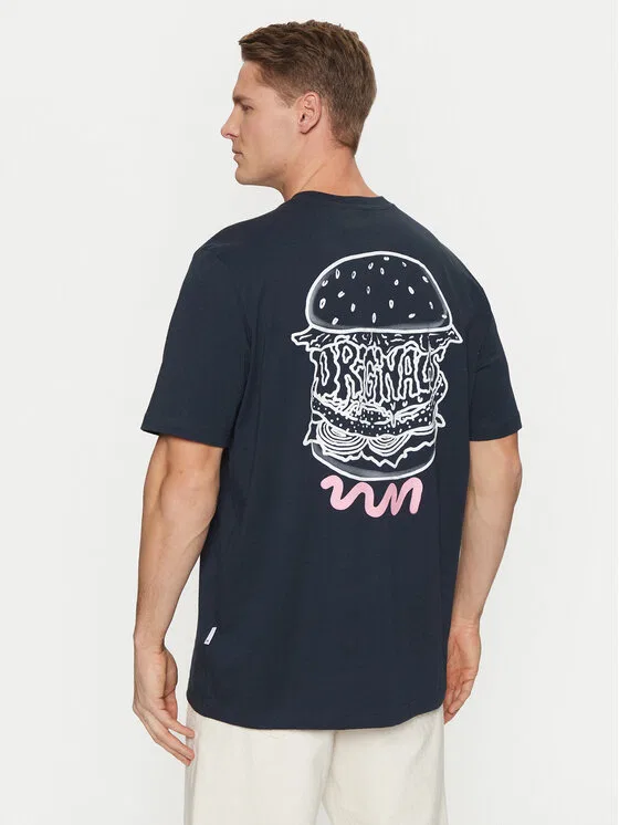 Футболка loose fit Street B Adidas, темно-синий — фото 3