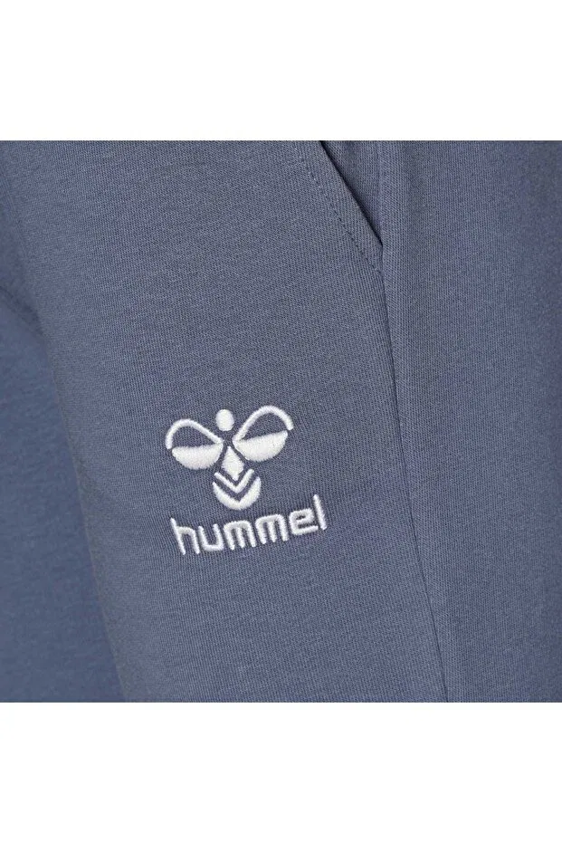Детские спортивные штаны для девочек зауженные Felisias kids trackpants Hummel, Blue — фото 4