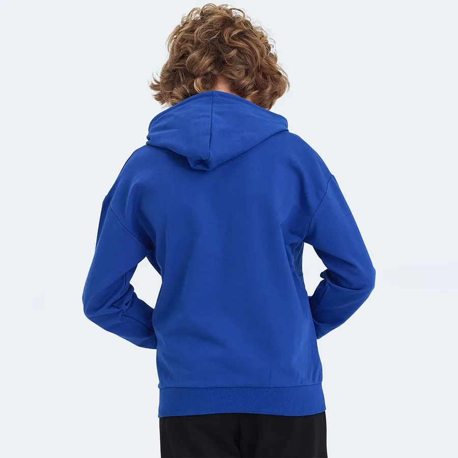 Детский свитшот с капюшоном и карманом LINK Slazenger, Черный — фото 2