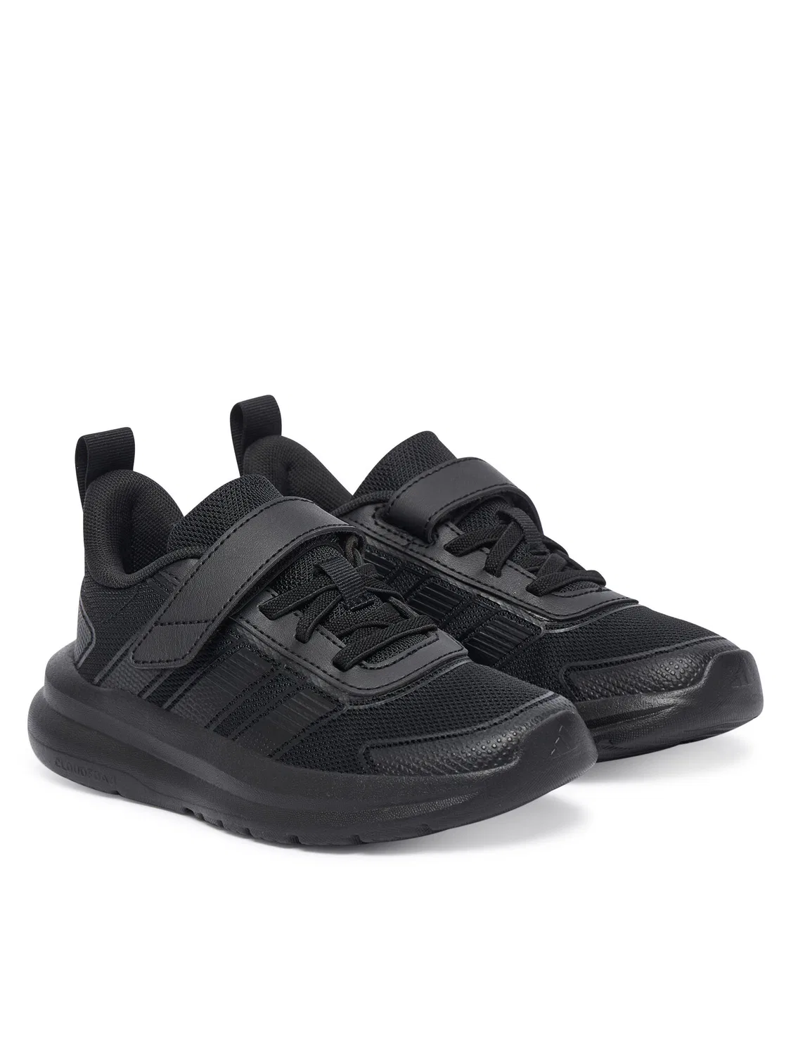 Кроссовки для мальчика Tensaur Run Shoes Children Adidas, черный — фото 2