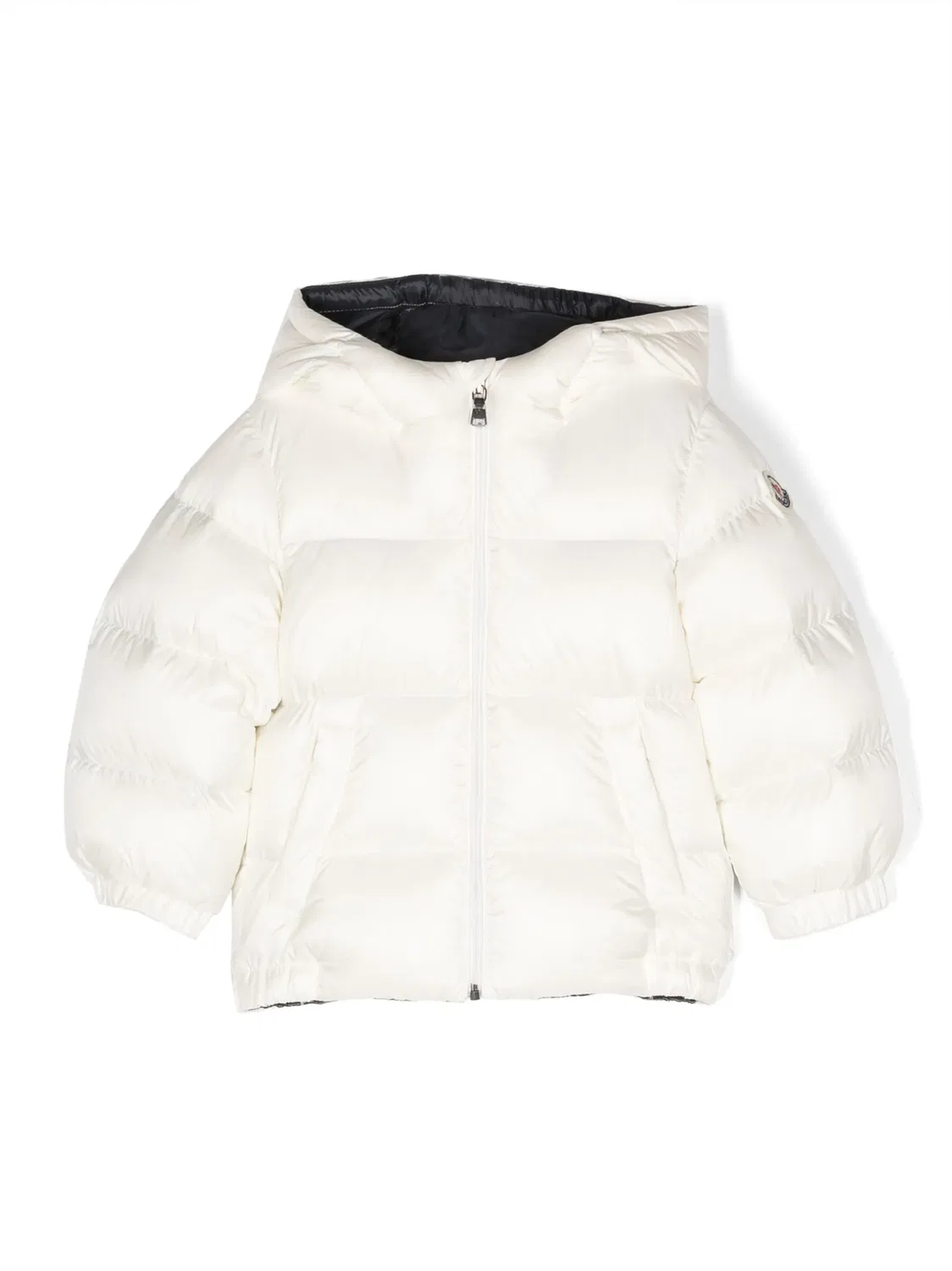 Куртка с аппликацией и утеплителем Moncler, белый
