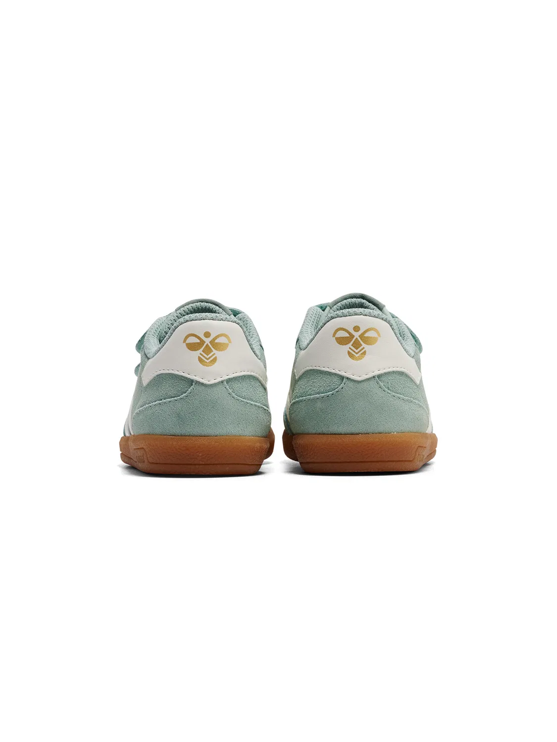 Детские кроссовки с принтом Victory Suede Hummel, Grun Blattgrun Khakigrun — фото 2