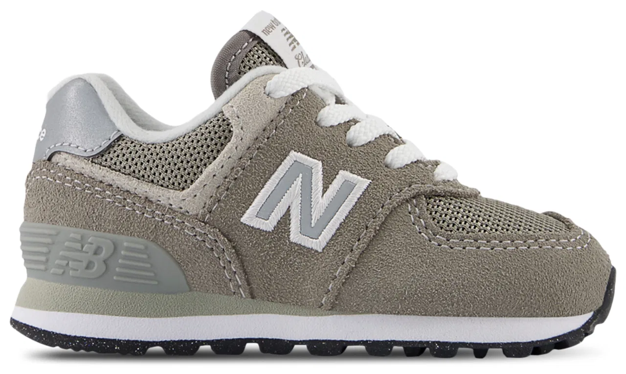 Кроссовки для мальчиков 574 New Balance, серый/белый