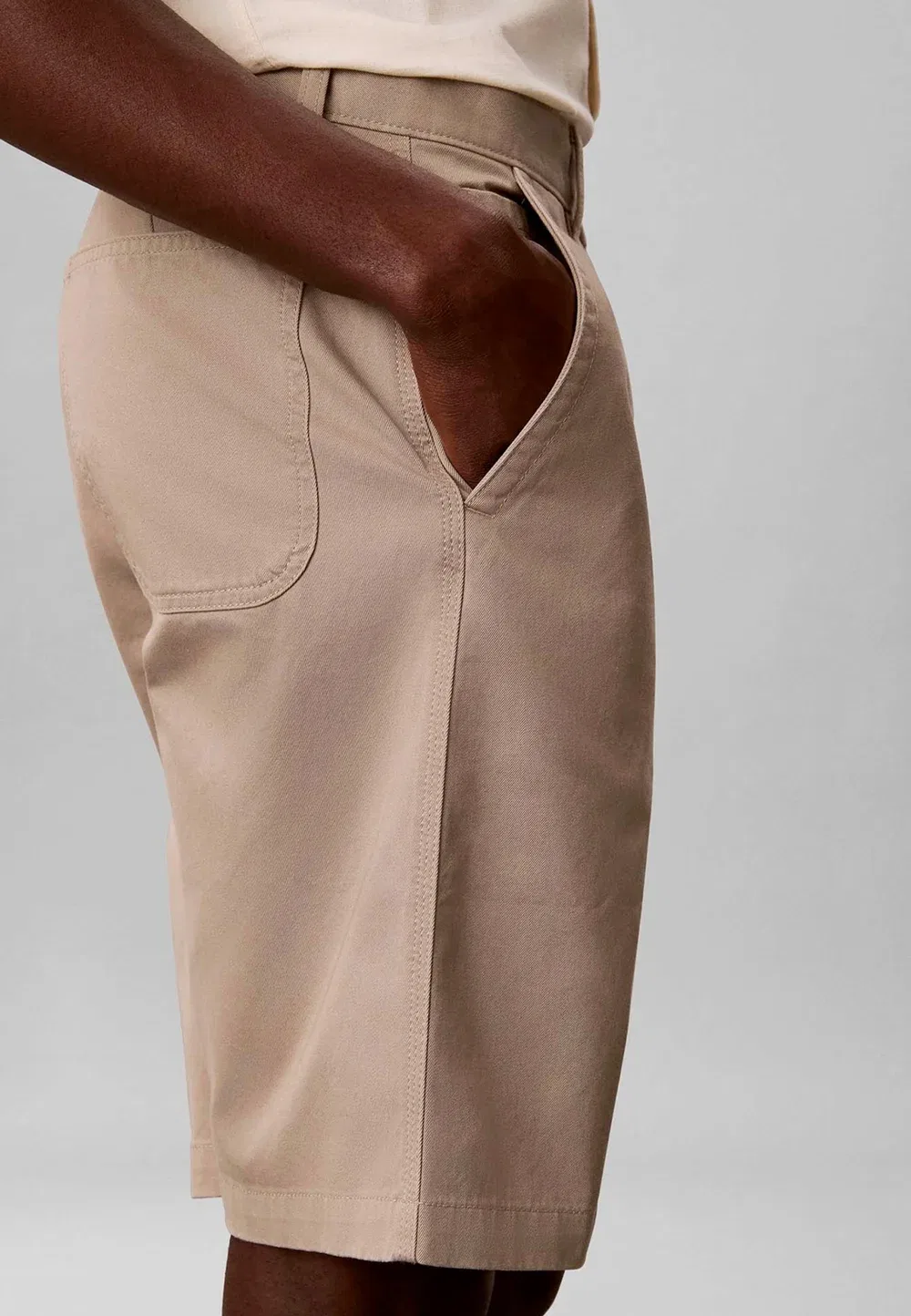 Шорты Calvin Klein, Vintage Khaki — фото 3