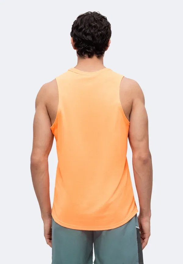Топ с технологией Dri-fit Miler tank Nike Performance Total Orange, оранжевый — фото 3