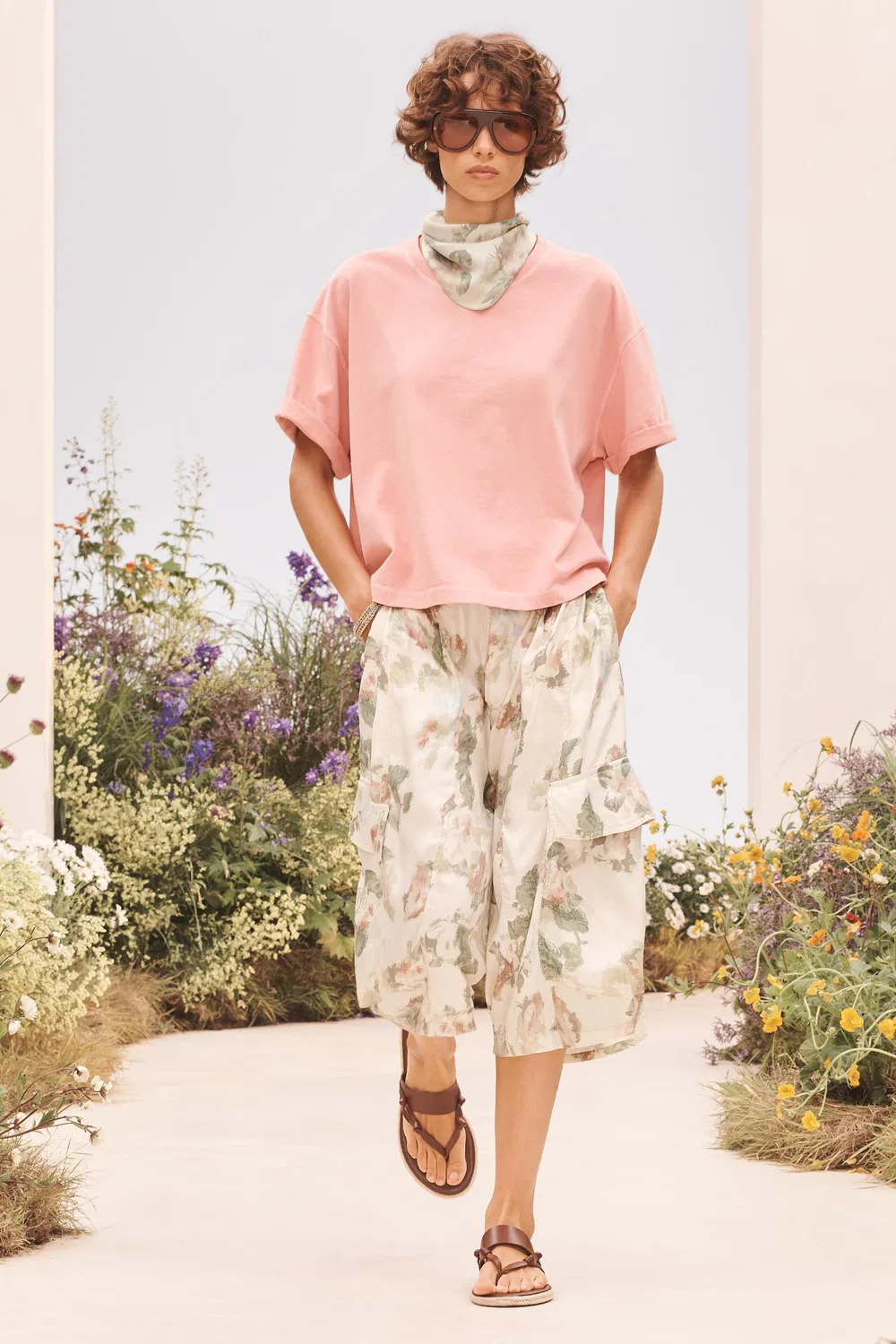 Бермуды FLWRS ZARA, Printed