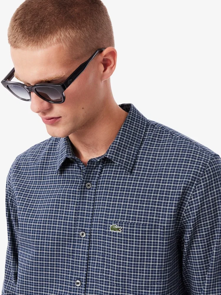Рубашка с фланелевым оконным принтом CH8535 LACOSTE — фото 2