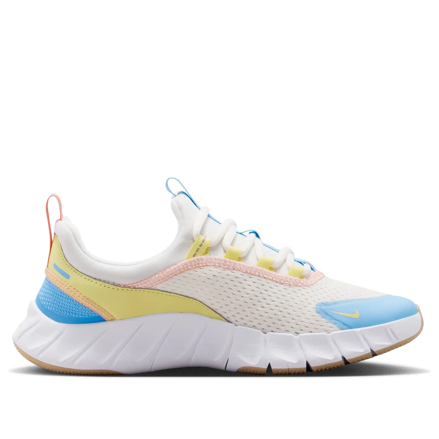 Детские кроссовки для бега с шнуровкой Nike Free Ride, белый — фото 2