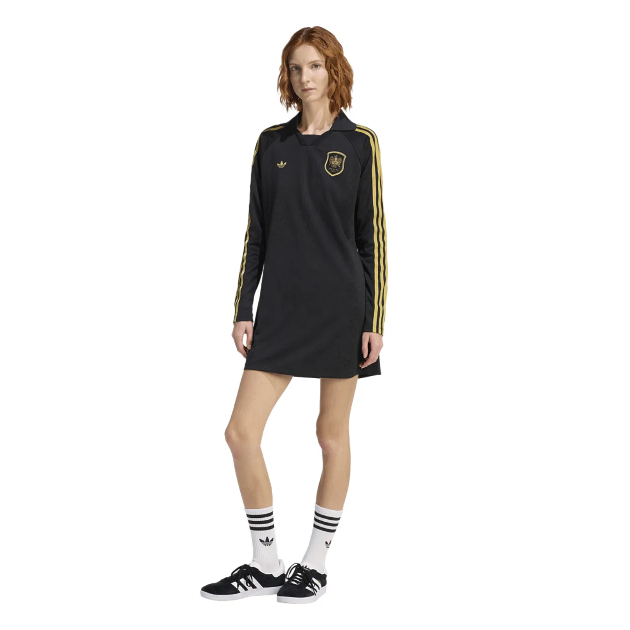 Женское платье 3S Adidas, цвет Black/Gold