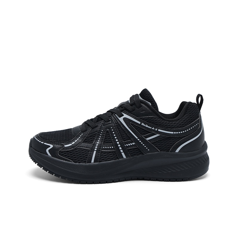 

BAIBAO Мужские противоскользящие износостойкие кэжуал лоу-топы Black/Light Gray, цвет Black/Light Gray