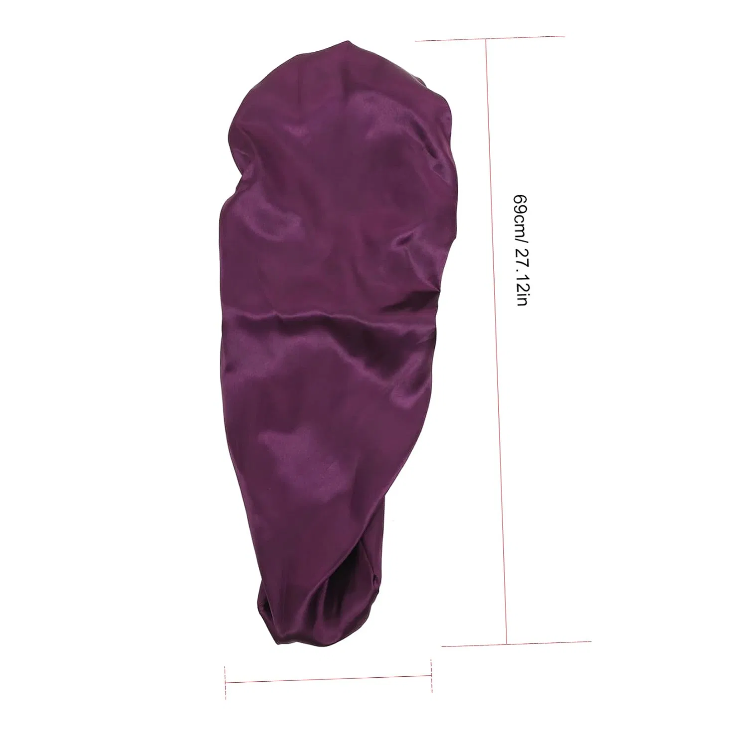 Шапочка для душа Satin, Homoyoyo, 1 шт, 69x29x0.1 см, Lila — фото 2