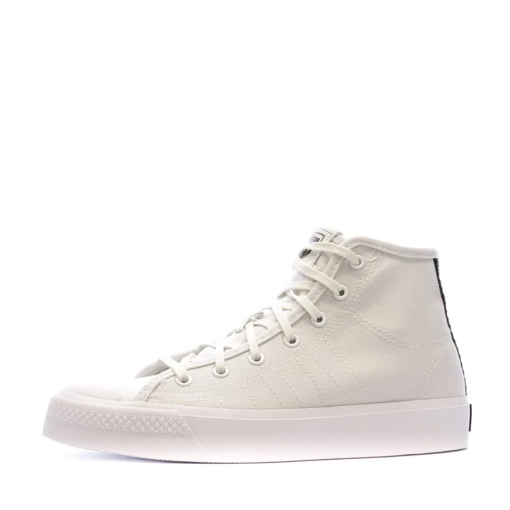 Детские кроссовки для девочек белые Nizza Adidas, White