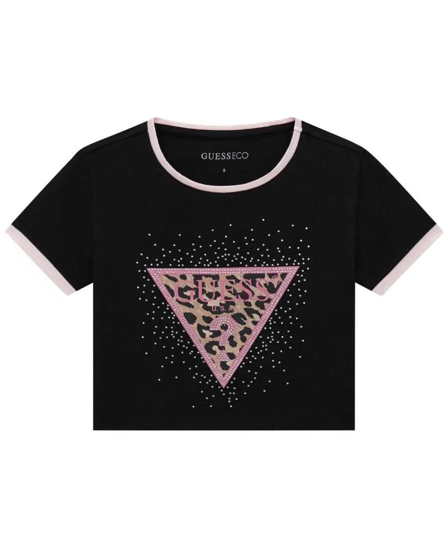 Футболка с принтом GUESS, Black