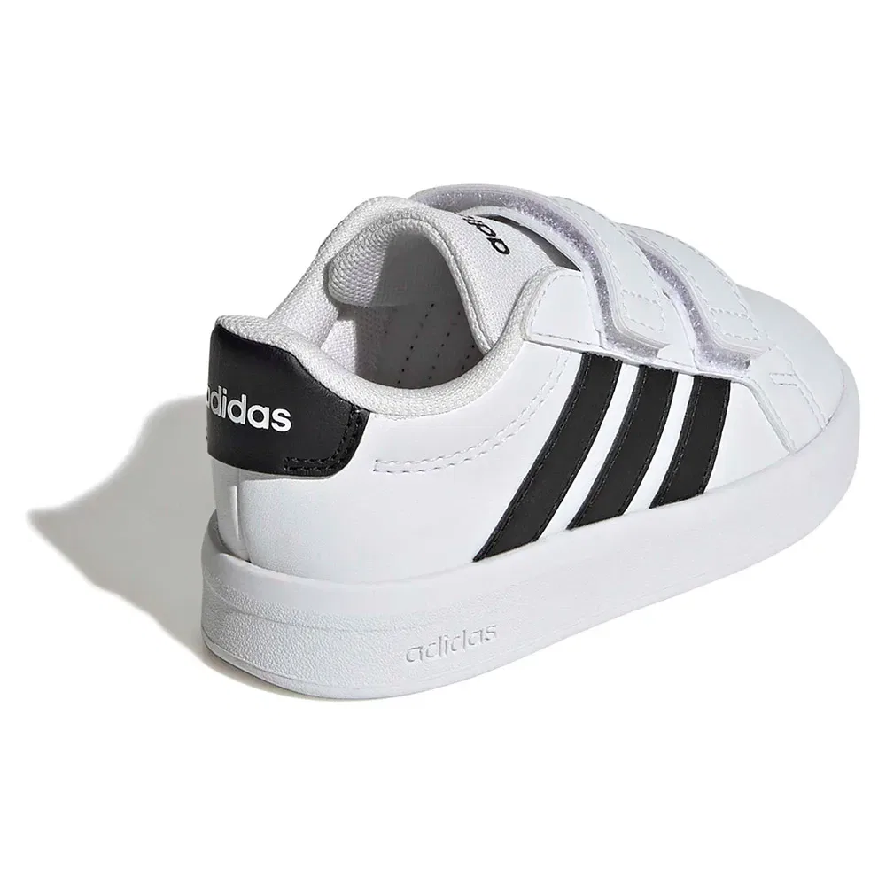 Кроссовки Adidas Grand Court 30 для малышей, белый — фото 4