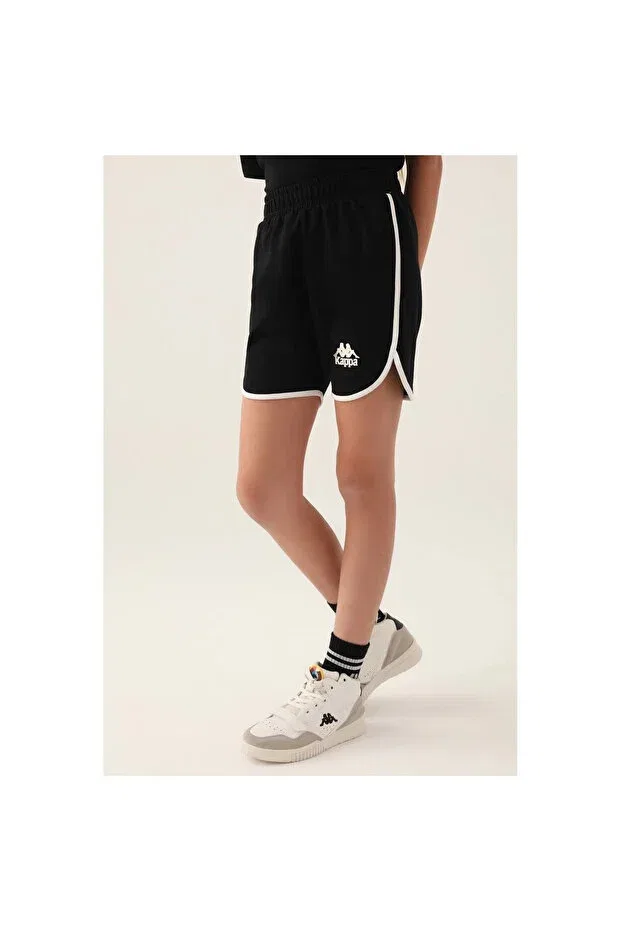 Детские шорты для девочек хлопковые Authentic Kappa, Dark Anthracite — фото 2