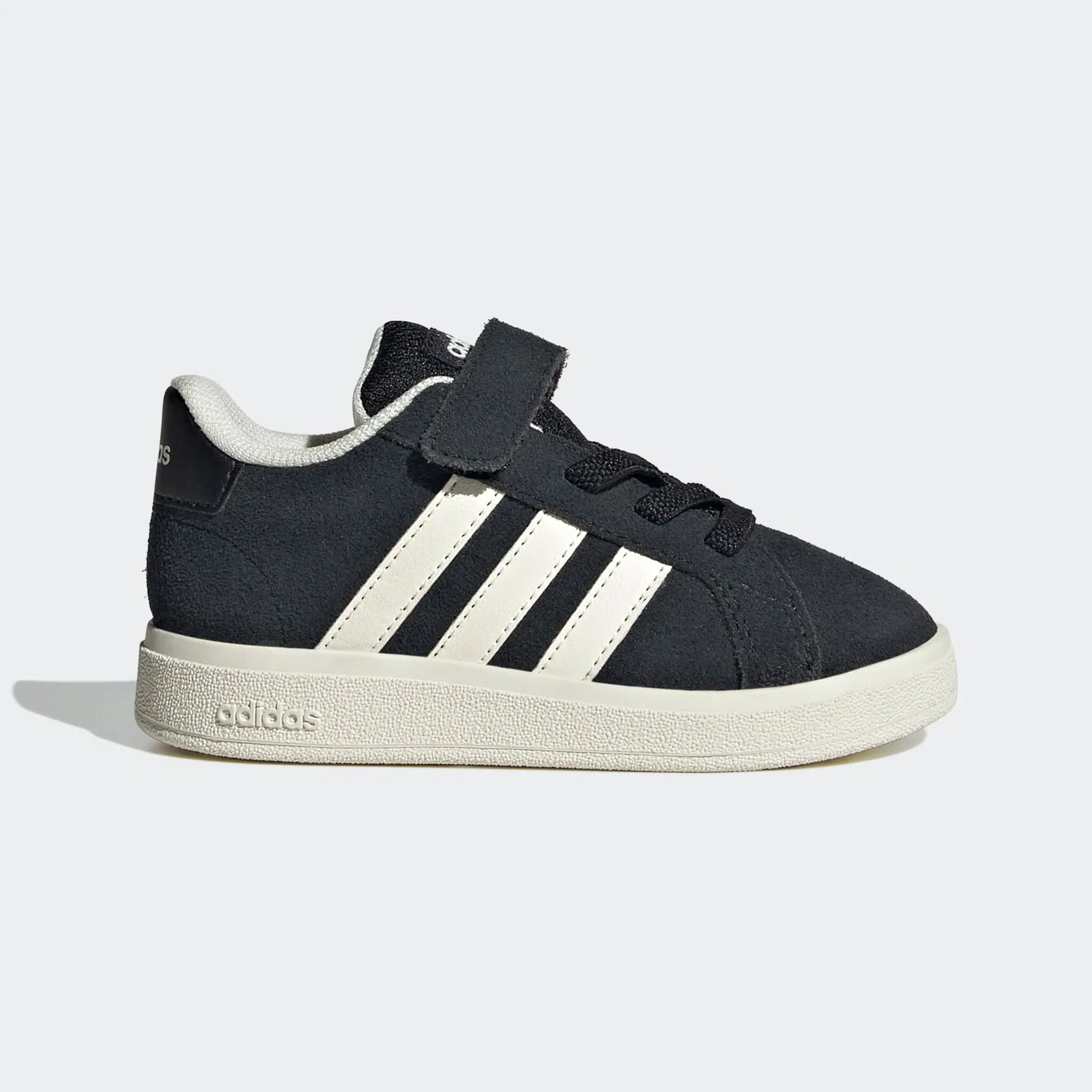 Детские кроссовки в стиле Campus 00 Adidas Sportswear, Core Black/Off White/Ftwr White — фото 2