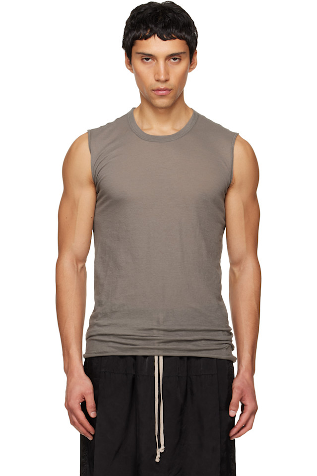 

Майка базового размера Gray temple SL Rick Owens, Dust