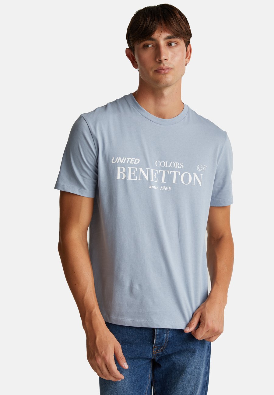 

Футболка United Colors of Benetton Print T-shirt, Grey