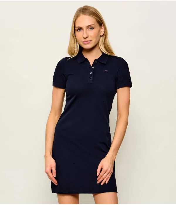 Женское платье из хлопка с эластаном 1985 Tommy Hilfiger, Blu Marino