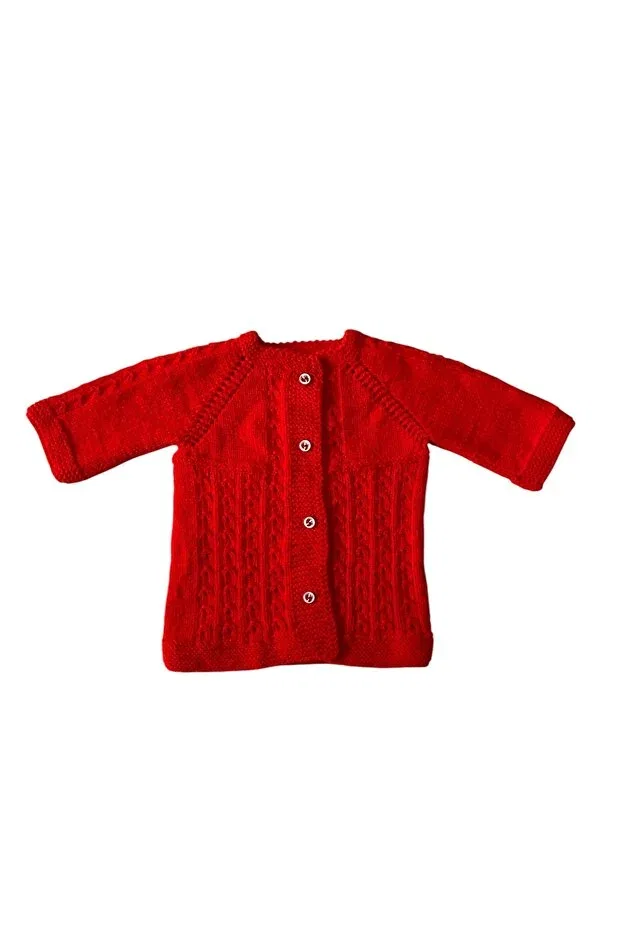 Детский кардиган с длинным рукавом Pafuli, Red