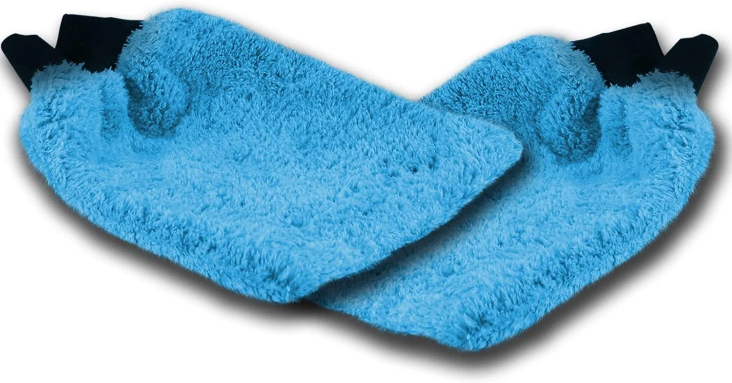 Набор микрофибровых перчаток для мытья, Brestol, 2 шт, 20x25 см, Blue