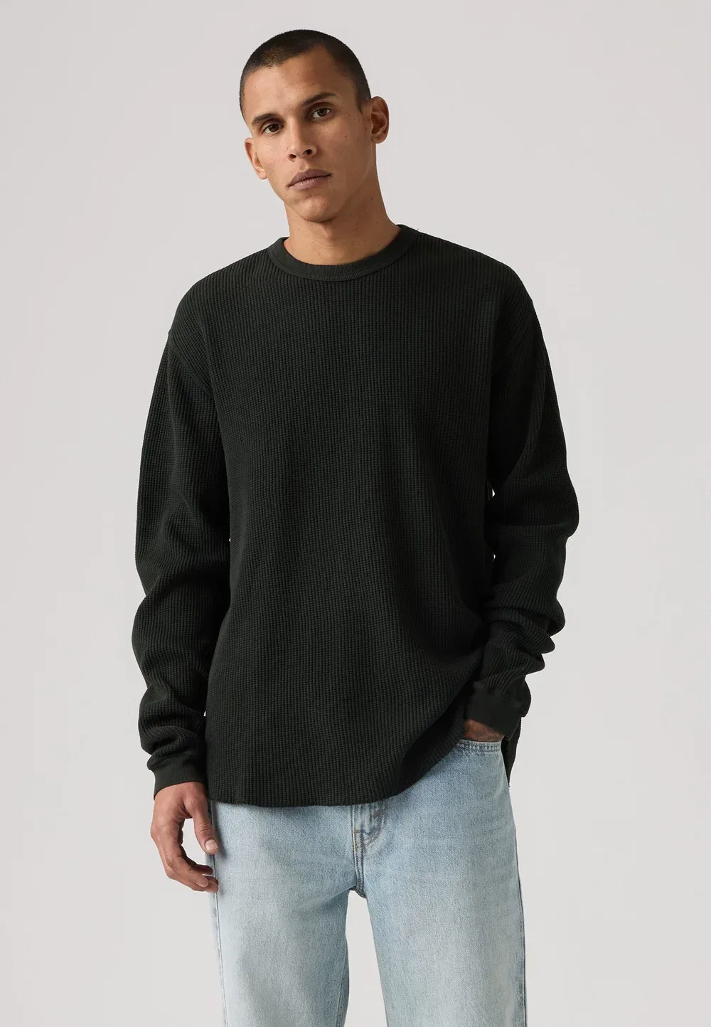 Термофутболка - футболка с длинными рукавами Levi'S, Mineral Black Garment Dye Mineral Black — фото 3