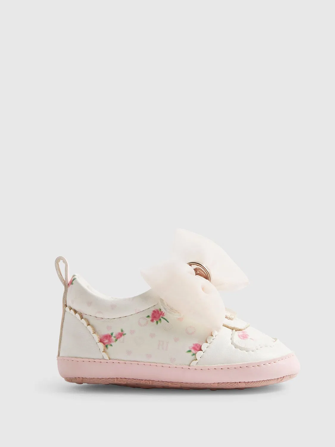 Кеды с цветочным принтом River Island White