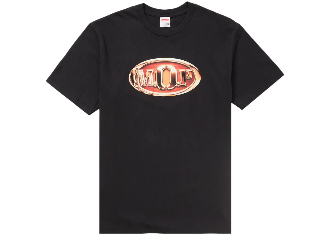 Мужская футболка с принтом Supreme M.O.P. Tee, Black