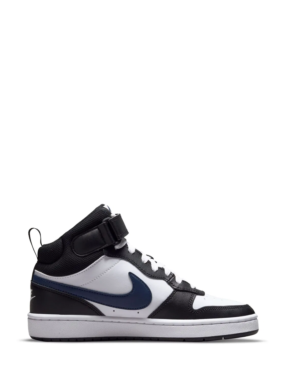 Кроссовки высокие Nike Court Borough Mid 2, белые/черные/красные — фото 3