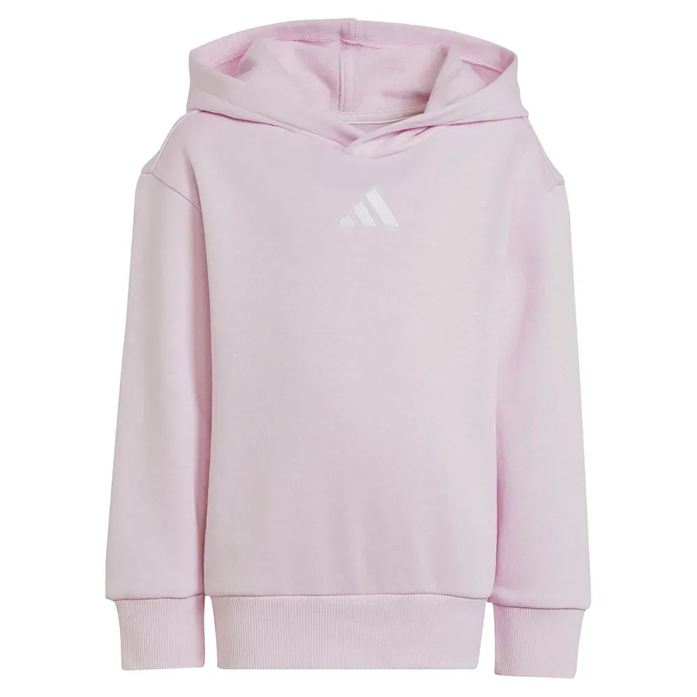 Худи с логотипом Adidas Essentials, розовый — фото 3