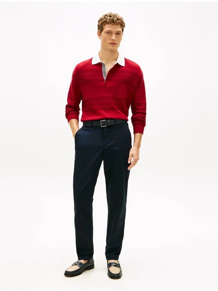 Брюки чинос из хлопка Denton Fit TOMMY HILFIGER, Navy