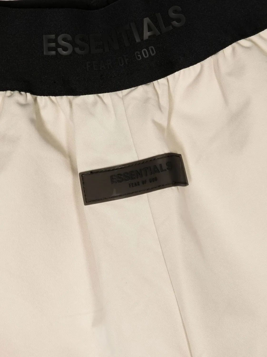 Прямые брюки с логотипом Fear Of God Essentials Kids, коричневый — фото 3