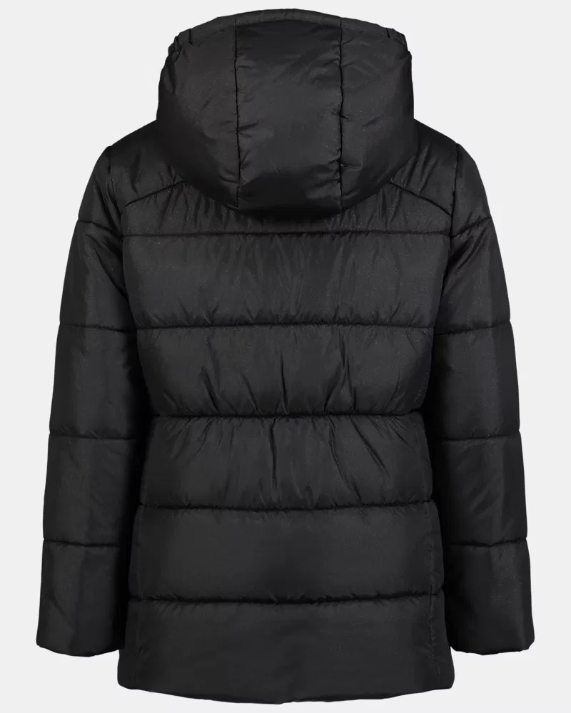 Парка для девочек утепленная с флисовой подкладкой UA Willow UnderArmour, Black/Metallic Rose Gold — фото 3