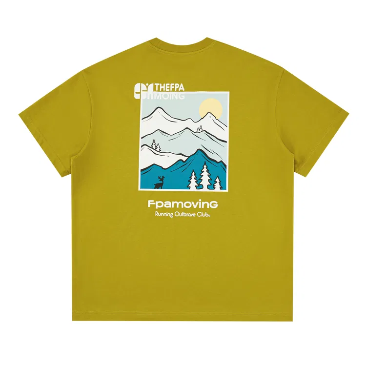Футболка детская с круглым вырезом FPA, Mustard Green