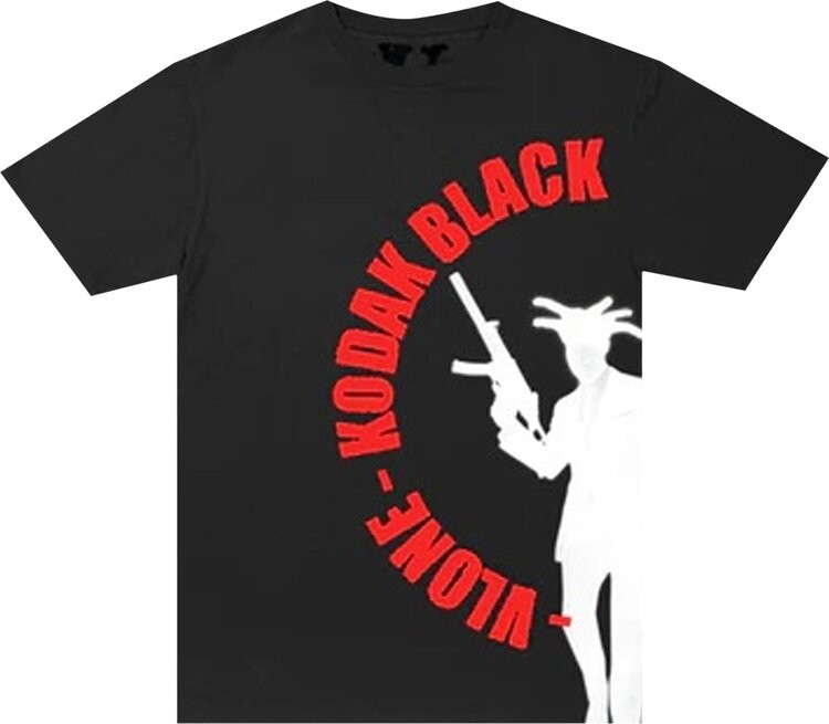 

Футболка Vlone x Kodak Black Vulture T-Shirt 'Black', черный