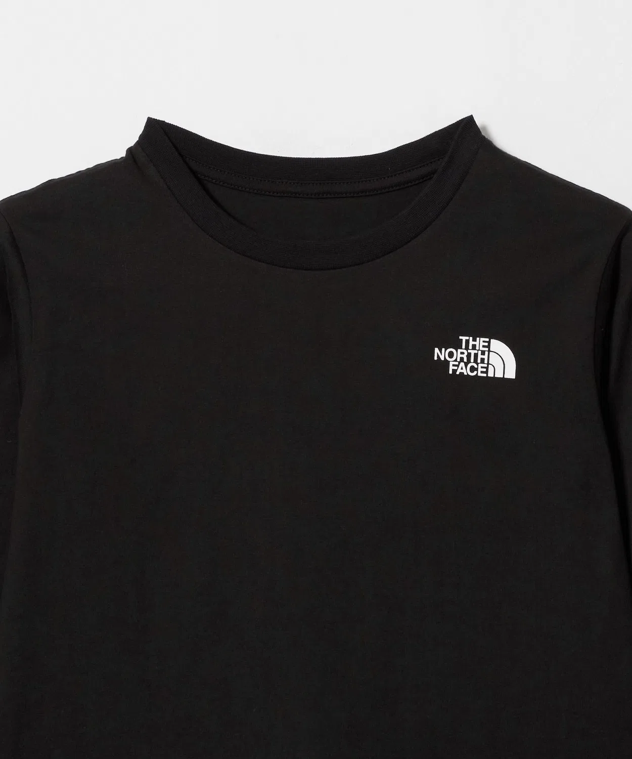 Детская футболка с длинным рукавомс принтом THE NORTH FACE, Black — фото 3