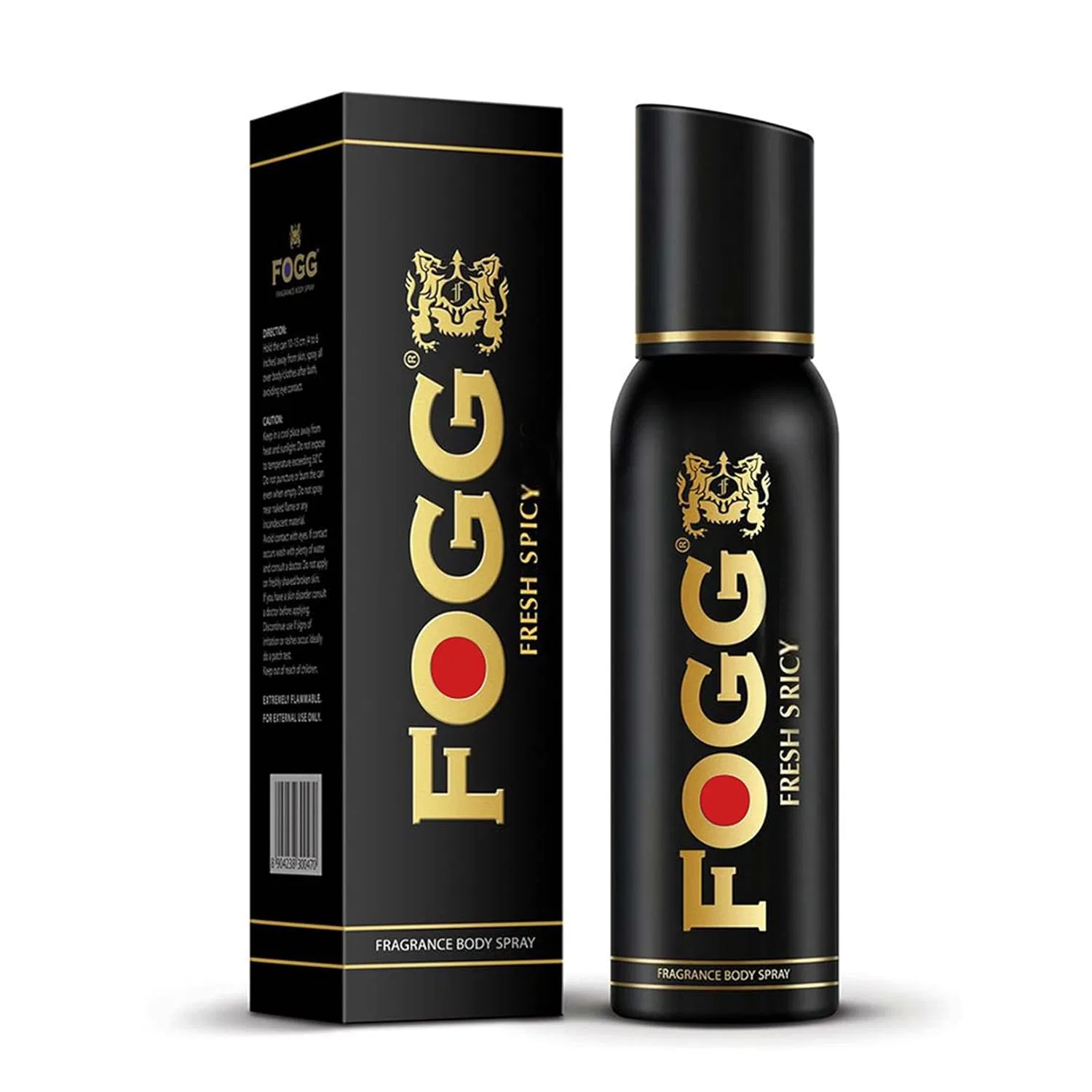 Дезодорант аэрозоль Fogg Spicy Black Series, 120мл, Fresh