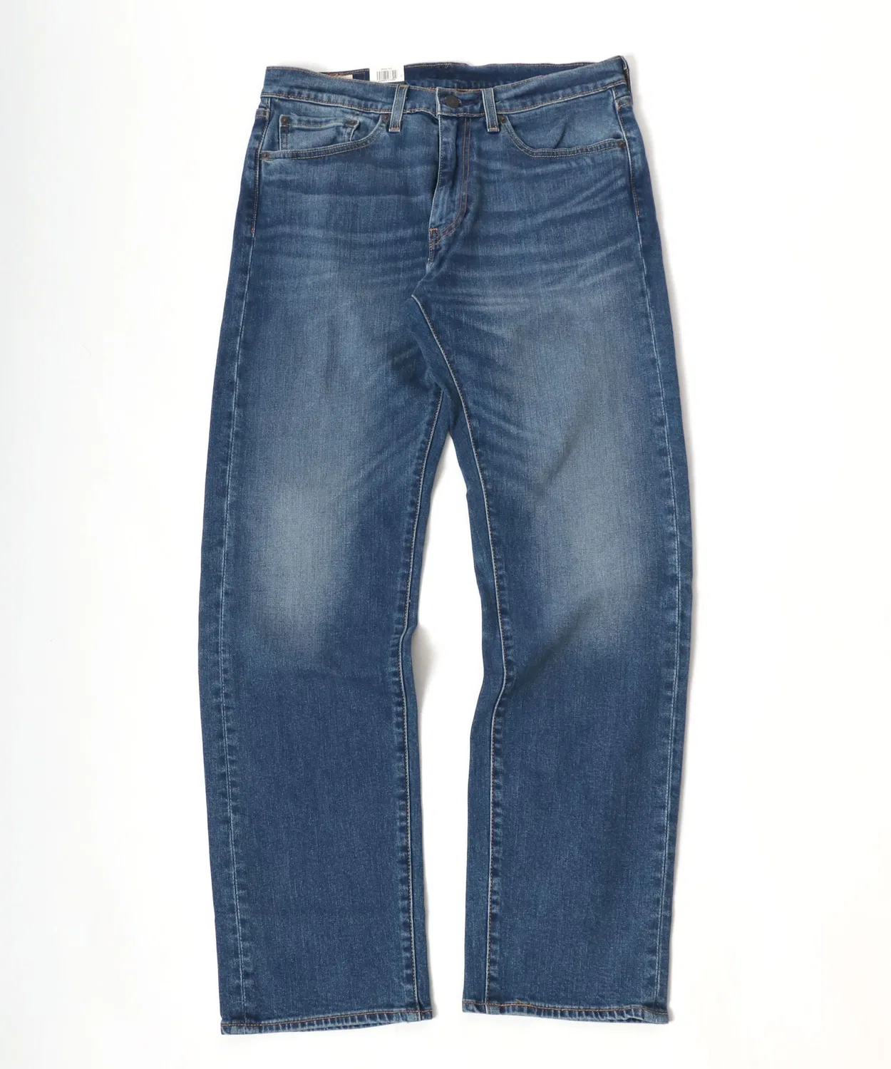 Мужские джинсы классические с эластичным денимом Levi's 505 Big E Regular Fit, Indigo Blue — фото 2