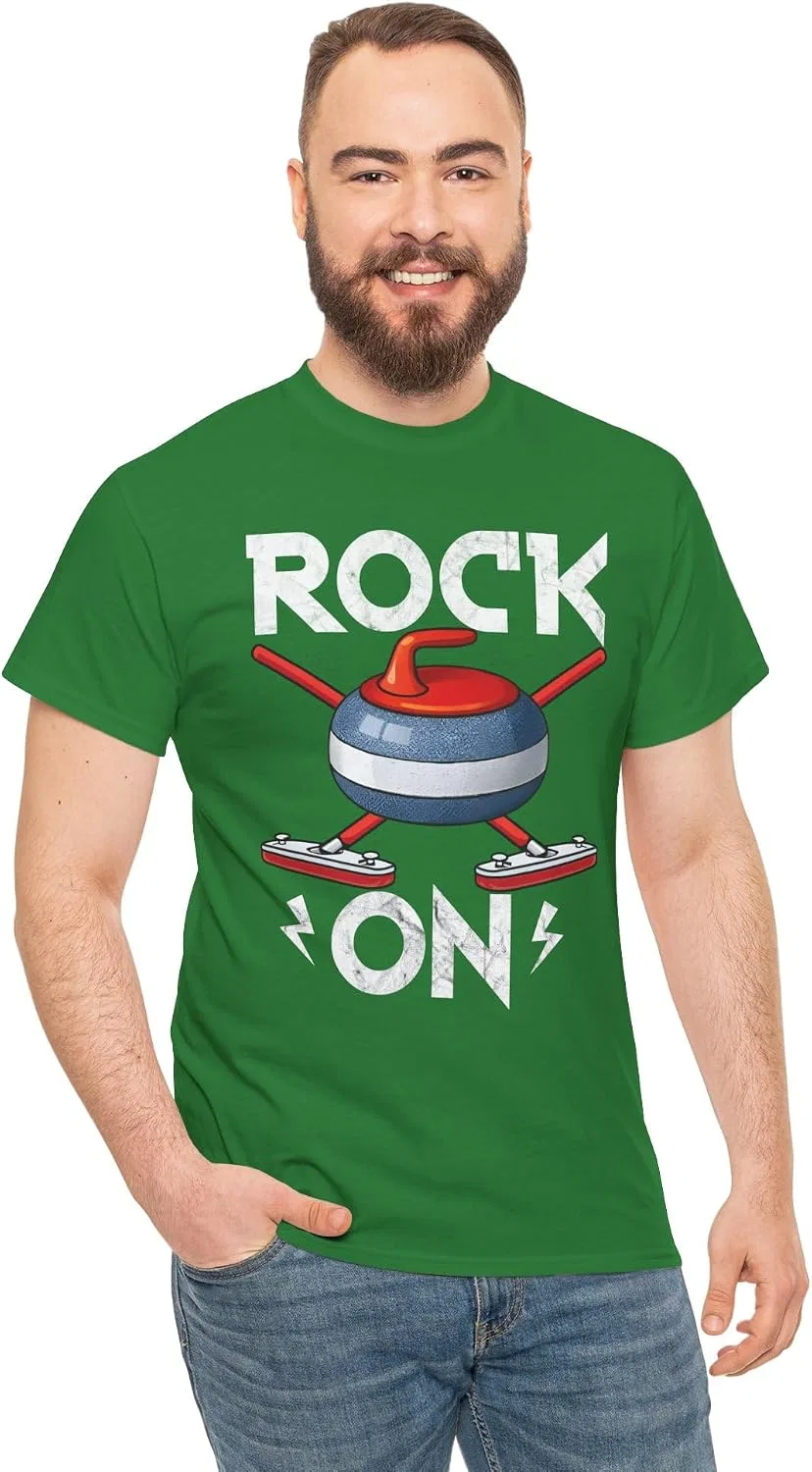 Футболка с принтом Rock On Gildan 5000, Turf Green — фото 2